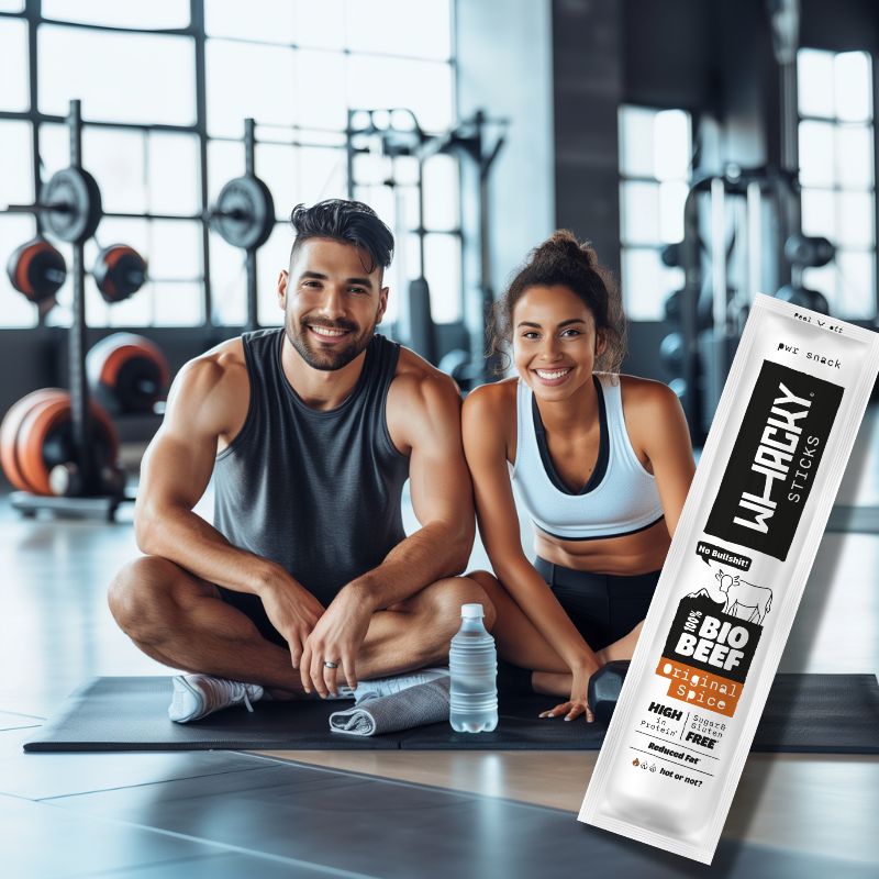 Proteinreicher Snack nach dem Training – Salami Sticks von Whacky