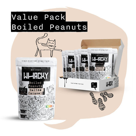 Boiled Peanuts Salted Caramel Flavoured 6 packs 220 grams