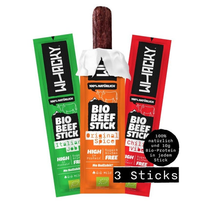 Bio Beef Sticks Probierpaket 3x 32g