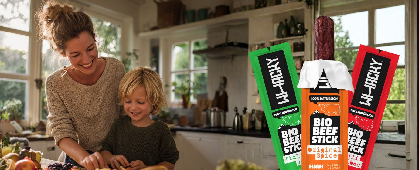Bio Beef Sticks. 100% natürlich.