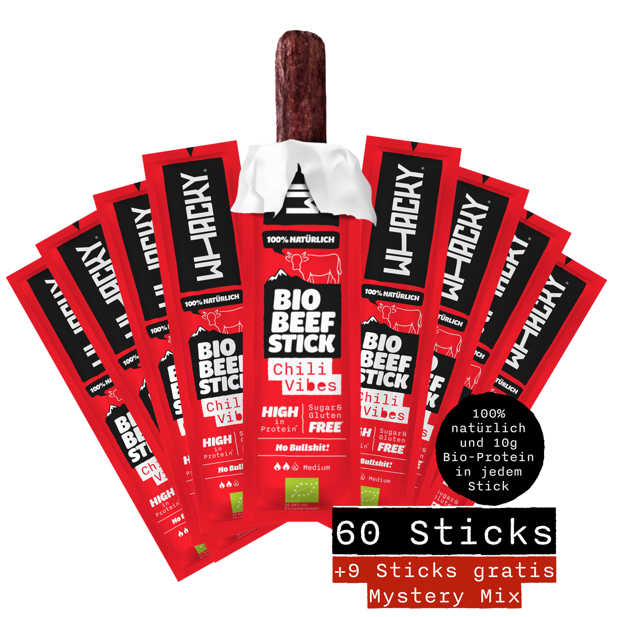 Bio Beef Sticks Chili Vibes x60