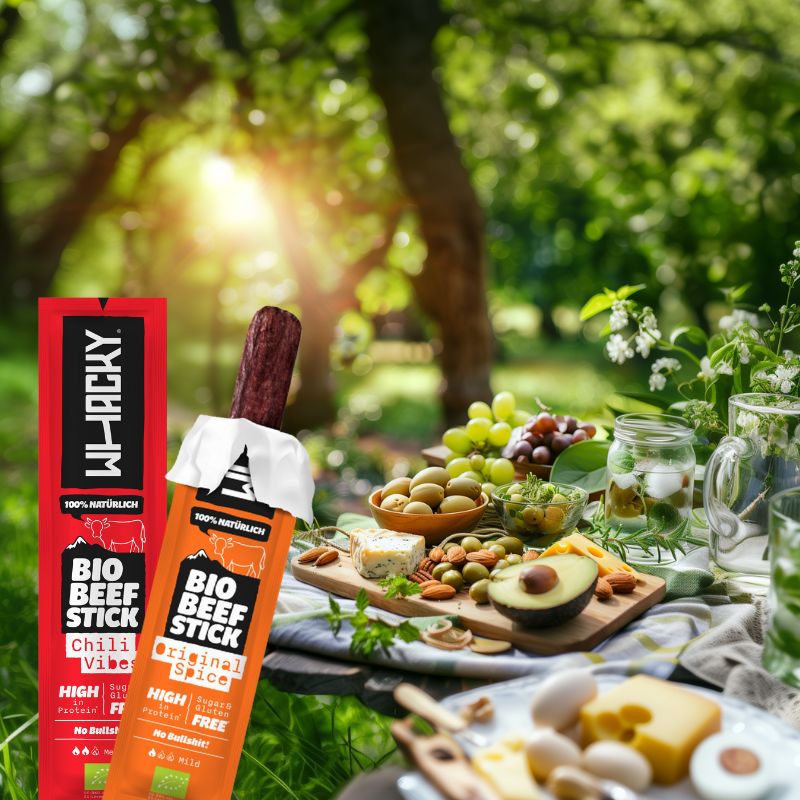 Keto Diät mit Whacky Bio Beef Sticks