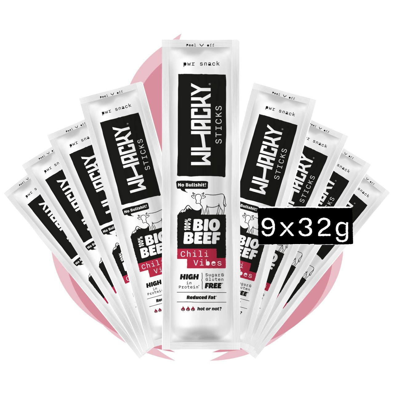 Bio Beef Sticks Chili Vibes 9x 32g