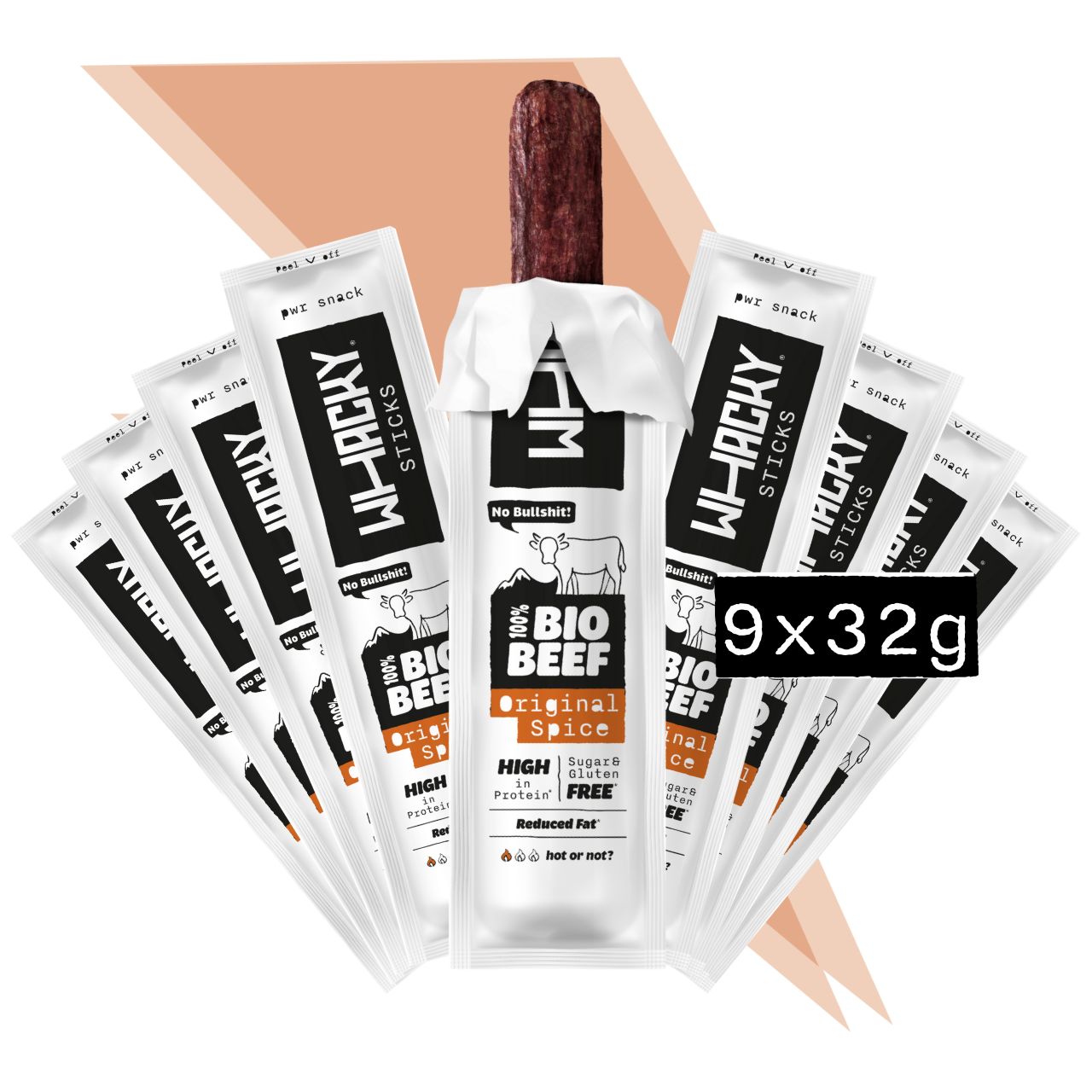 Bio Beef Sticks Original Spice 9x 32g